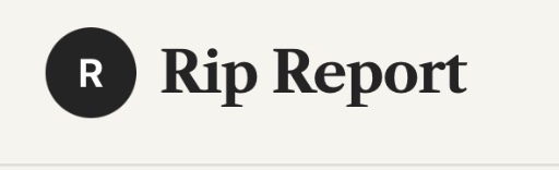 Rip Report logo